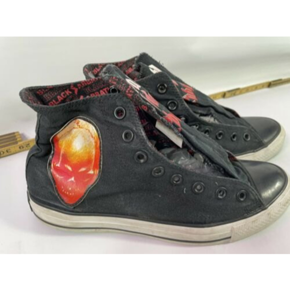 Converse Black Sabbath Bloody Sabbath Alien Chuck Taylor 143251F RARE Sz. 8.5 10 - Picture 2 of 9